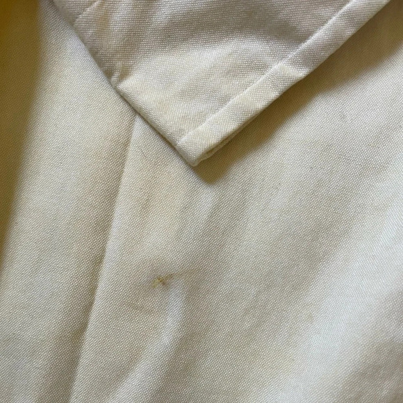 RALPH LAUREN Men's Classic Fit Yellow 100%Cotton Button Down Size 16 34/35 - Picture 8 of 10